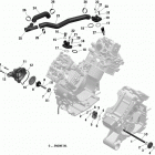Outlander T3 MAX 1000 EFI 01- engine cooling new t3