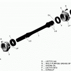 Outlander T3 570 EFI Приводной вал