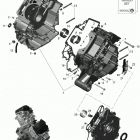 Outlander 6X6 - 1000 EFI 01- crankcase - 1000 efi