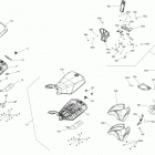 Outlander MAX 850 EFI 09- seat g2 outlander - all max models except pack...