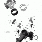 8- Outlander MAX 1000R EFI, (Including T3 old EU Regulation - Built before Nov 2017) MY 02- air intake manifold and throttle body - 1000r ...