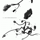 7- Outlander T3 MAX 650 EFI Жгут проводов и электрический блок