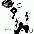 Outlander T3 570 EFI Коллектор воздухозаборника и корпус дросселя