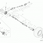 Outlander 6X6 - 1000 EFI Привод задний