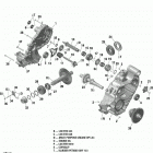 2- Outlander 6X6 - 1000 EFI 01- gear box output shaft - gbps - 6x6