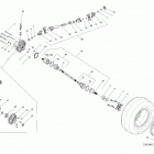 1- Outlander 6X6 T3 650 EFI 08- drive, rear
