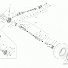 Outlander 6X6 T3 1000 EFI Привод задний