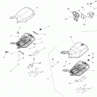 Outlander 450 EFI 09- seat g2l - all non max models