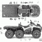 2- Outlander 6X6 - 1000 EFI Наклейки