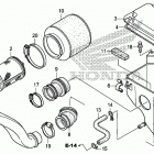 TRX250X Воздушный фильтр
