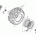 TRX250TE1 Переднее колесо