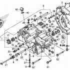 TRX420FA6 Передняя крышка картера