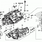 SXS1000M5D Картер двигателя