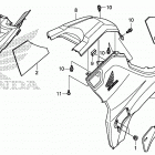 TRX420FA6 Side cover@tank cover