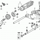 TRX420FE1 Gearshift fork (1)
