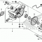 TRX500FM5 Редуктор задний