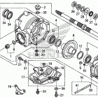 TRX250X Редуктор задний