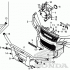 SXS1000M5D Front grille@front bumper
