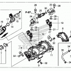 SXS1000M5D Корпус Дросселя