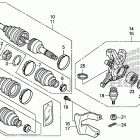 TRX500FM5 Front knuckle@front drive