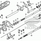 TRX250TE1 Вилка переключения передач