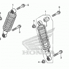 TRX420FA6 Передние аммортизаторы