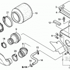 TRX250TE1 Воздушный фильтр