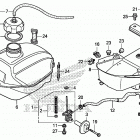 TRX250TE1 Топливный бак