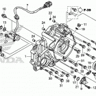 SXS500M Крышка картера задняя