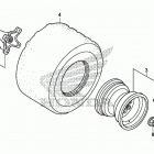 TRX250X Переднее колесо