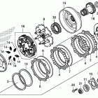 SXS500M Сцепление