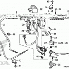 TRX420FE1 Рычаги,тросы и рулевые переключатели