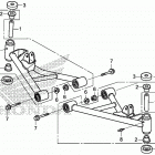TRX90X Передняя подвеска