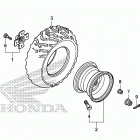 TRX420FA6 Переднее колесо