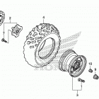 TRX420FA6 Переднее колесо