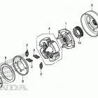 TRX420FA6 Муфта стартера