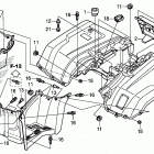 TRX420FE1 Задний бампер