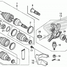 TRX420FE1 Front knuckle@front drive