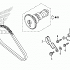 SXS500M Цепь ГРМ и натяжитель