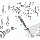 TRX420FE1 Распределительный вал и клапана