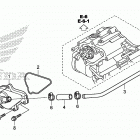 TRX420FE1 Крышка водяной помпы