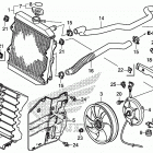 TRX500FM5 Радиатор