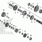 TRX250TE1 Трансмиссия