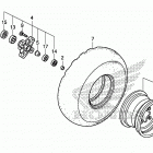 TRX250X Переднее колесо
