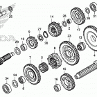 SXS500M Трансмиссия