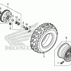 TRX250TE1 Переднее колесо