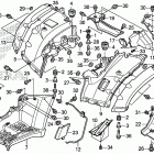 TRX680FA Задний бампер
