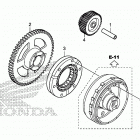 TRX420FE1 Пусковой механизм