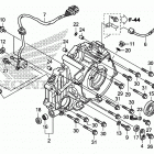 TRX500FM5 Крышка картера задняя