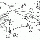 TRX250X Топливный бак